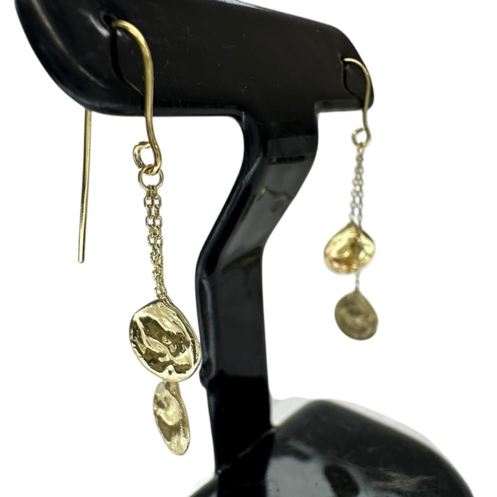 ピアス K 18ゴールド 18金 刻なし 純度分析済 1.3 g レディース BL ex