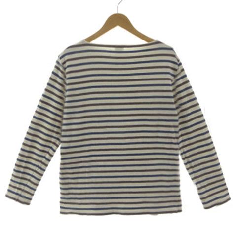 オーチバル ORCIVAL オーシバル バスクシャツ ボートネック 長袖 ロゴ