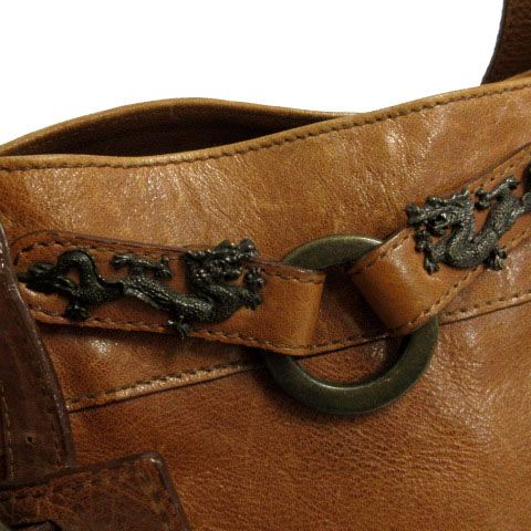 ヴィヴィアンタム VIVIENNE TAM トートバッグ ロゴプレート ドラゴン