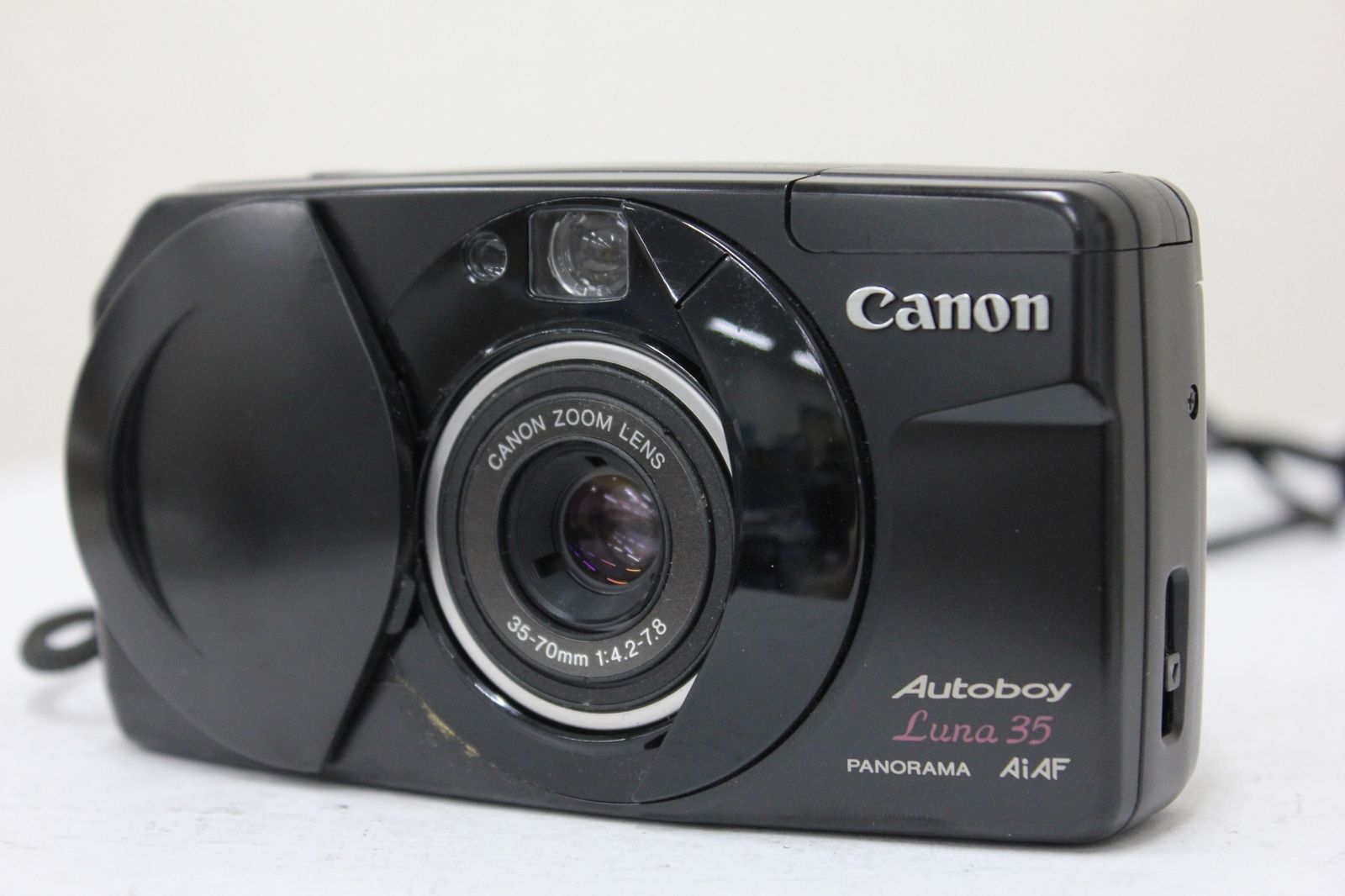 キャノン Canon Autoboy Luna 35 ブラック AiAF 35-70 mm F 4.2-7.8 コンパクトカメラ e 4536