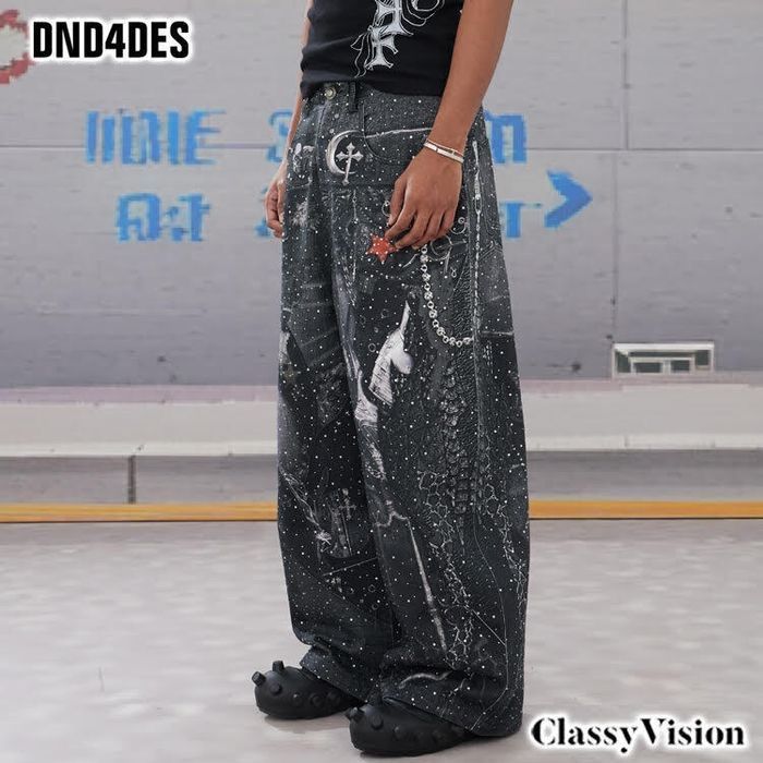 ワックス加工 ストレートデニム y2k swag nubian LEAN