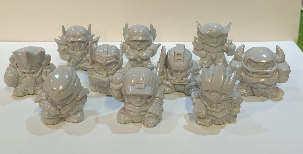 バンダイ 疾風!アイアンリーガー ヴィジュアル 指人形セット 特典