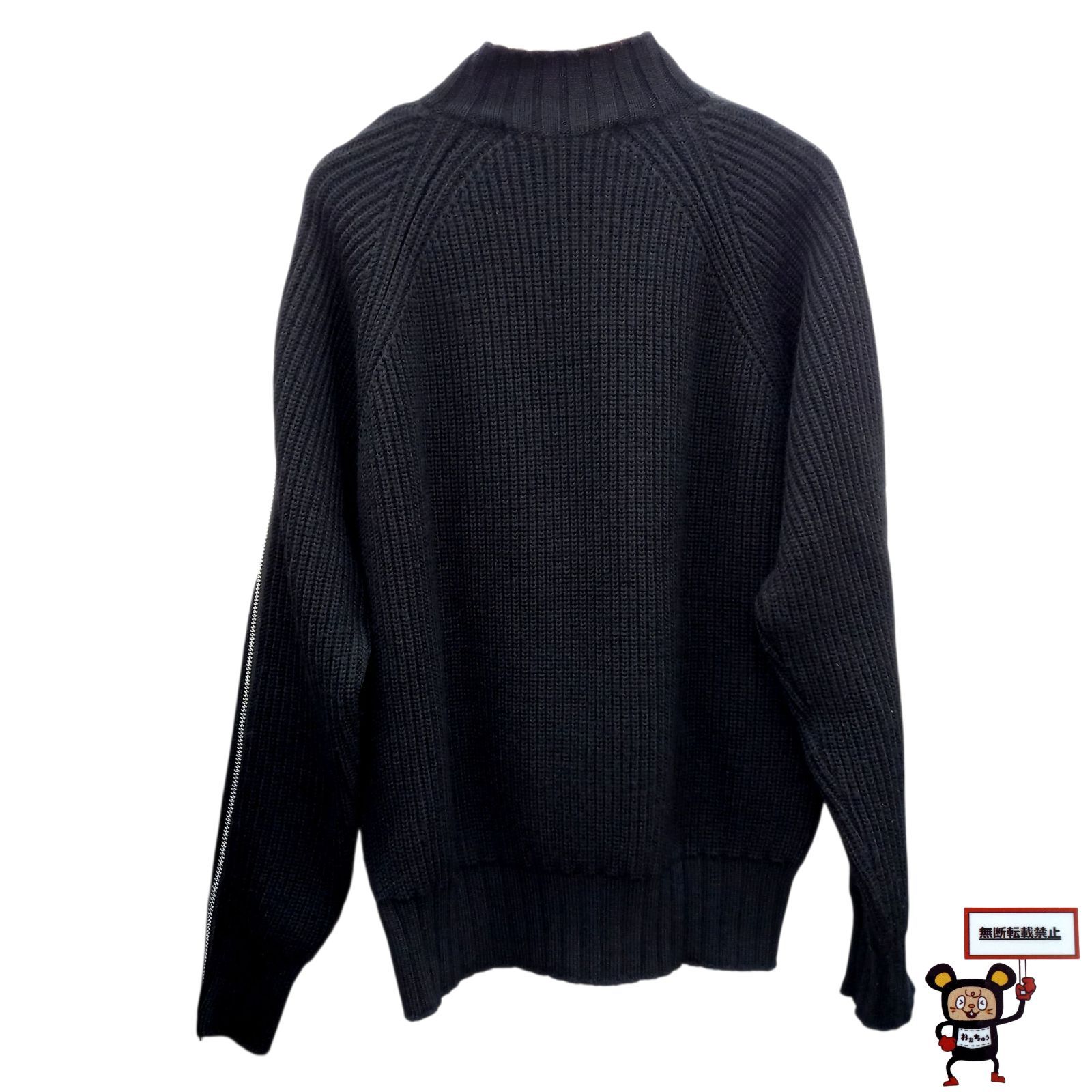 70.JOHN LAWRENCE SULLIVAN ZIPPED KNIT SWEATER 【店舗併売品