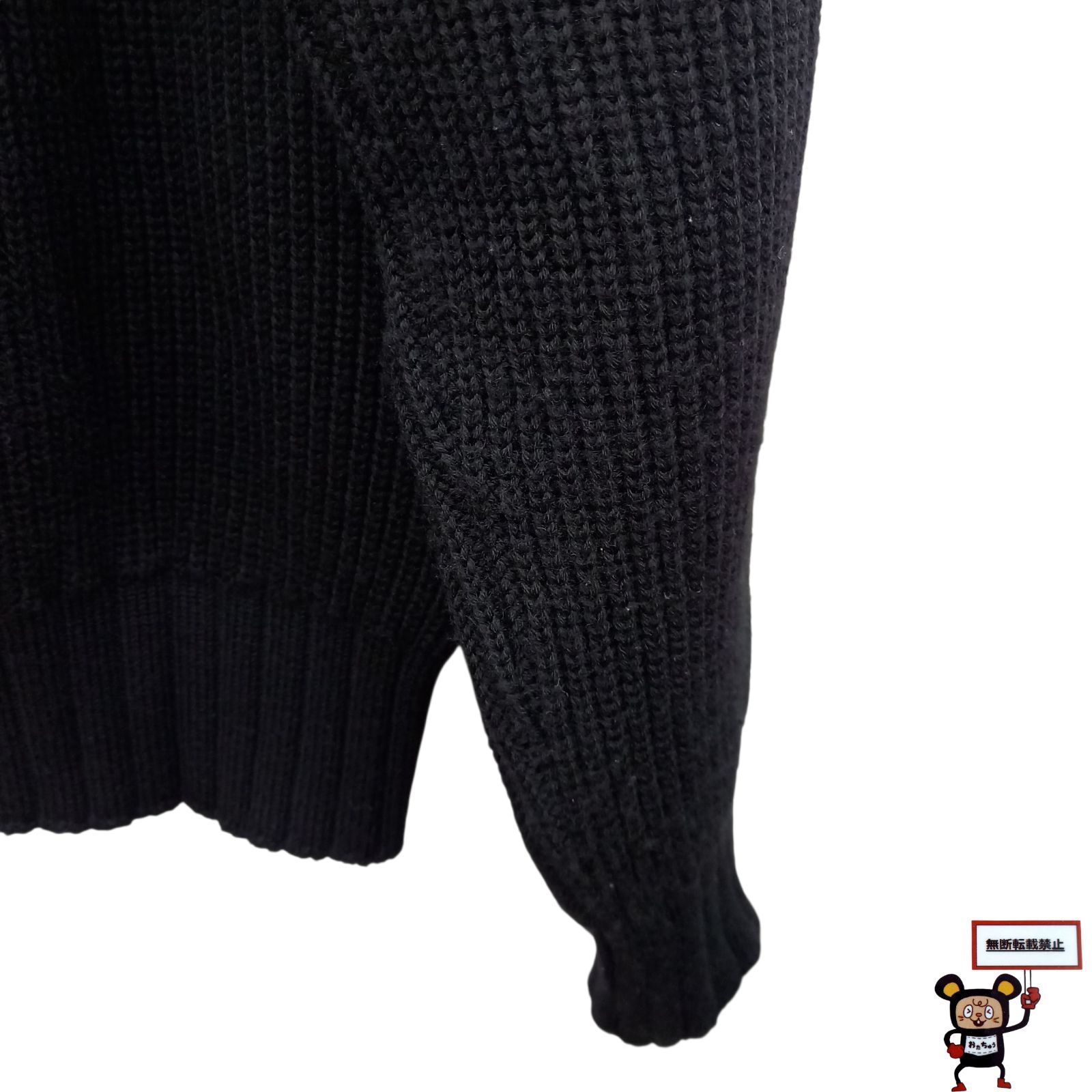 70.JOHN LAWRENCE SULLIVAN ZIPPED KNIT SWEATER 【店舗併売品 