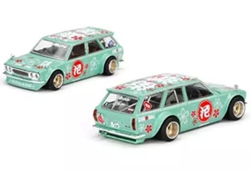 中古】ミニカー 1/64 ダットサン KAIDO 510 ワゴン Hanami V2(右