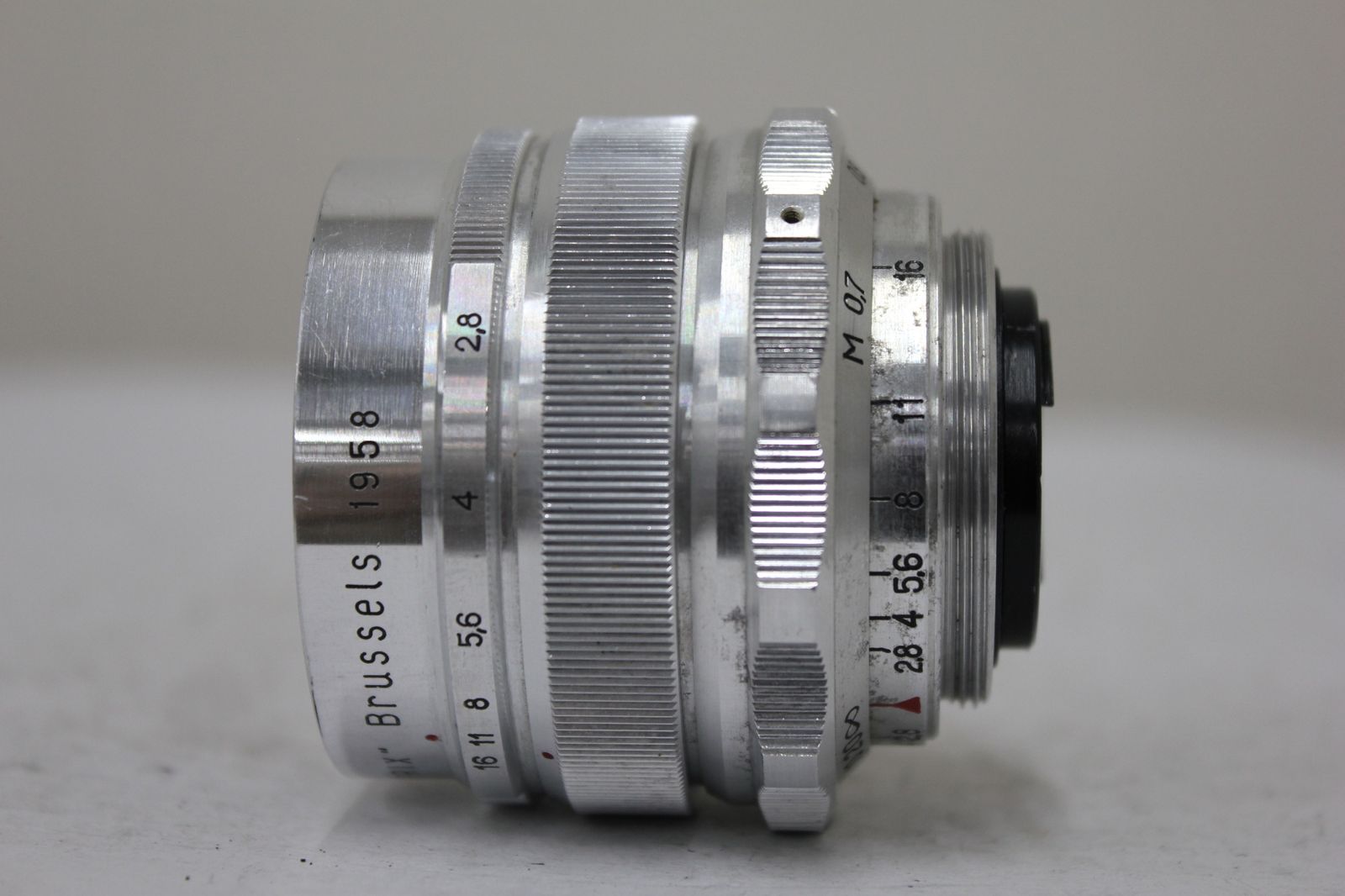 返品保証】 【希少】 MIR-1 37mm F2.8 Crand Prix Brussels 1958ロシア