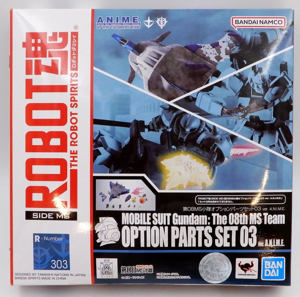 高品質，人気SALE バンダイ ROBOT魂 u003c SIDE MS u003e 機動戦士ガンダム 第08MS小隊 第08MS小隊オプションパーツセット03 ver. A.N.I.M.E. その他
