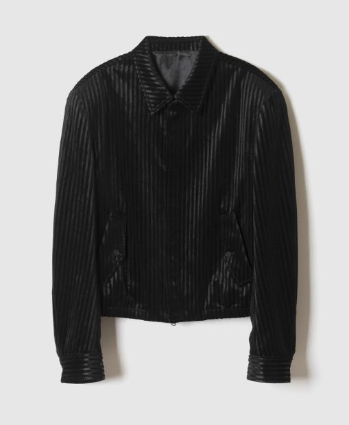 ポーカーフェイス ストライプ ブルゾン ジャケット 50 サイズ