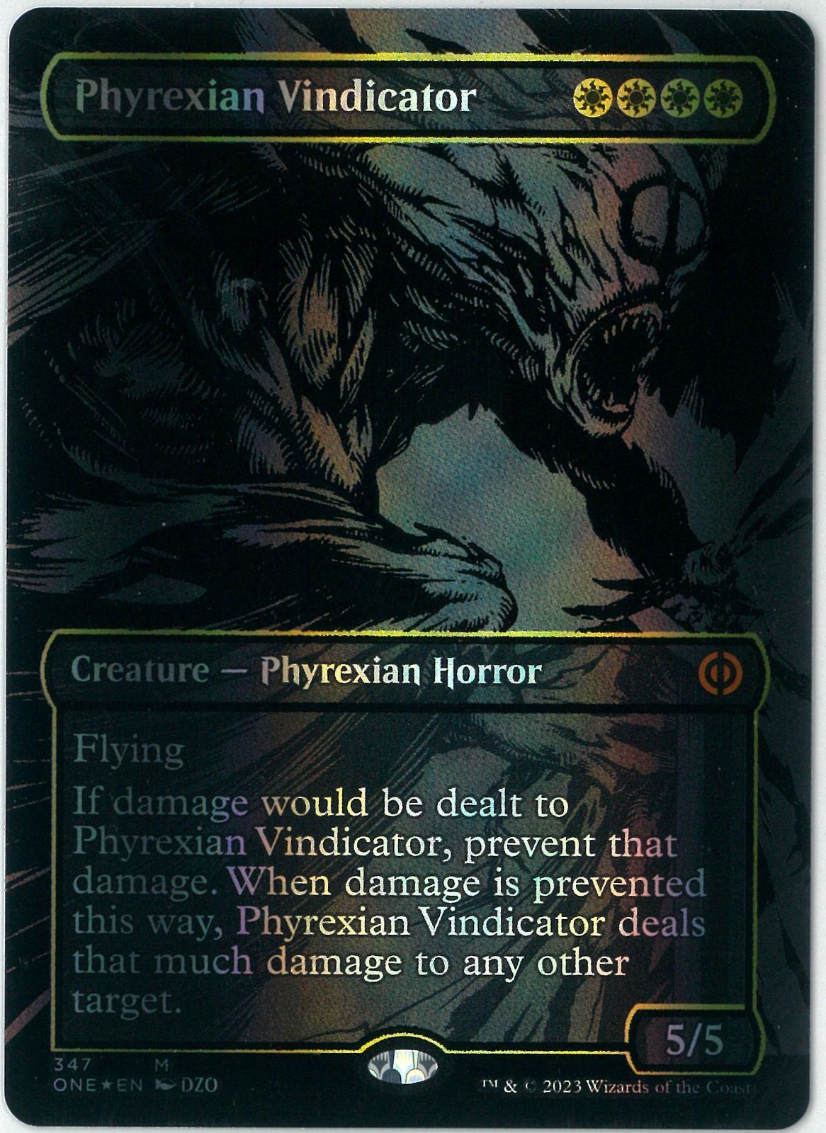 オイルスリックFOIL/MTG/英語版/ファイレクシアの立証者/Phyrexian