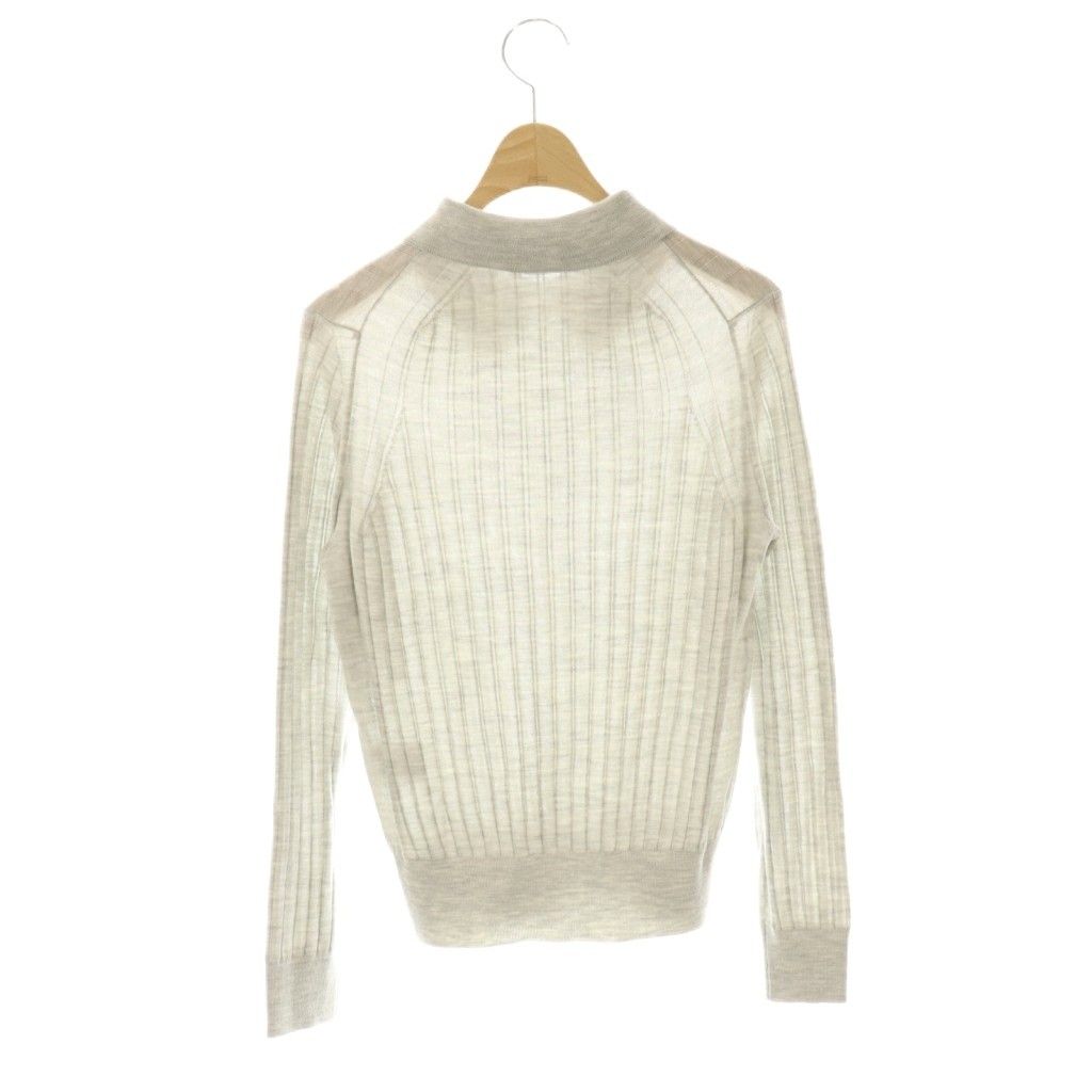 スローン SLOANE 18Gワイドリブエクストラファインメリノウール×シルク