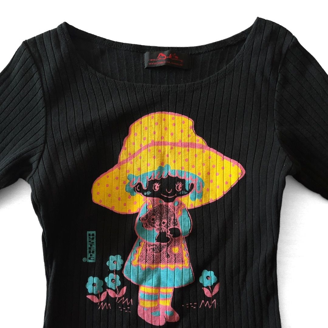 90s HYSTERIC GLAMOUR ヒステリックグラマー 2CL-5230 リブカットソー