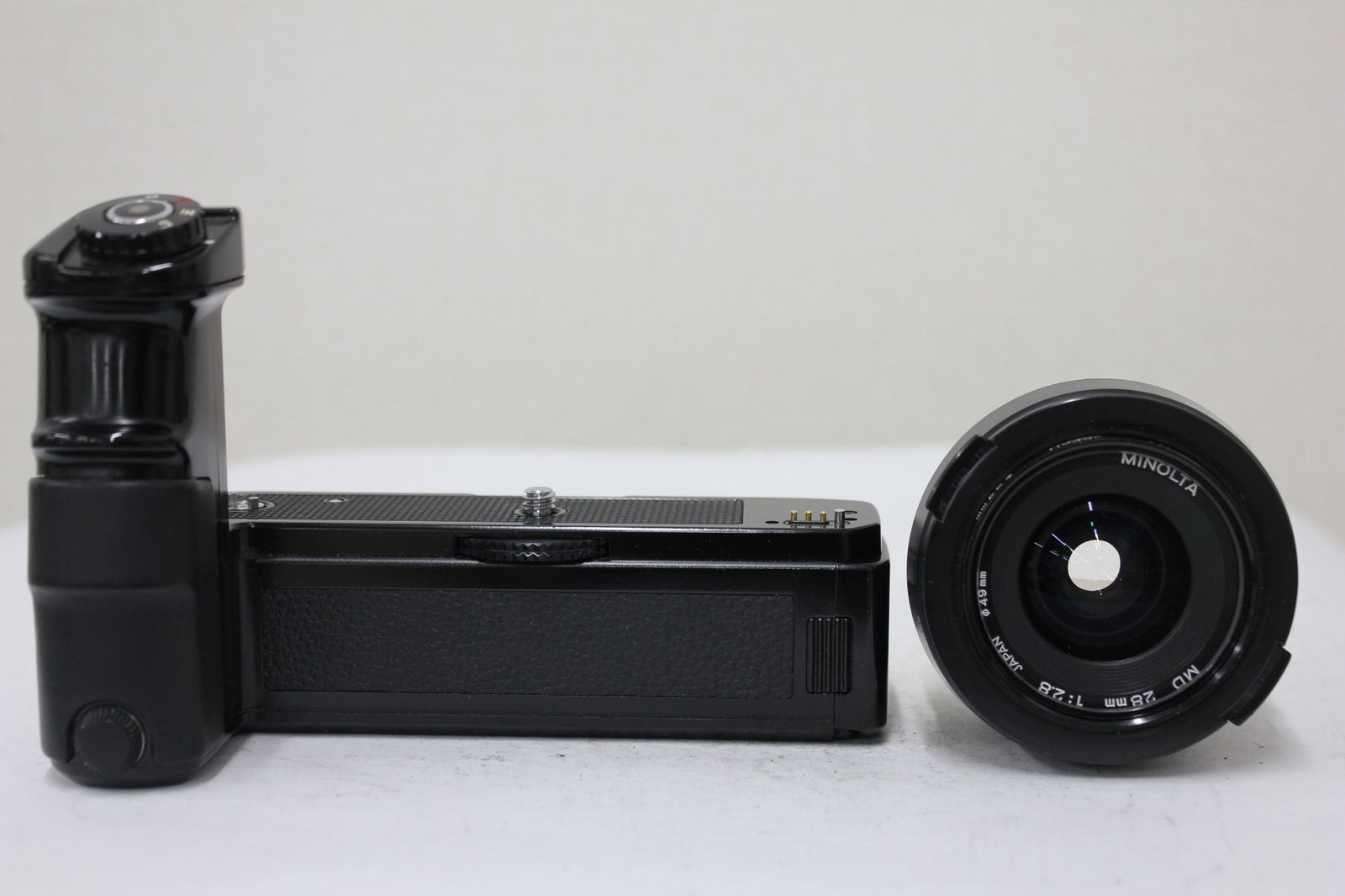 【美品】ミノルタ MINOLTA X-700 MD 28mm F2.8 完動品 返品保証】 ミノルタ Minolta X-700 MPS + New MD 28mm F2.8 ボディ