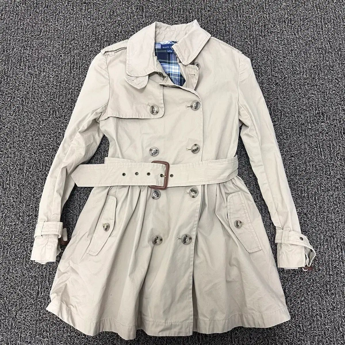 ポロ キッズ マウンテンパーカー アウター トレンチコート 136サイズ ベージュ