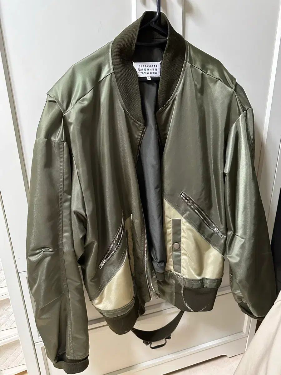 メゾンマルジェラ MA 1 ブルゾン ジャケット カーキ 48