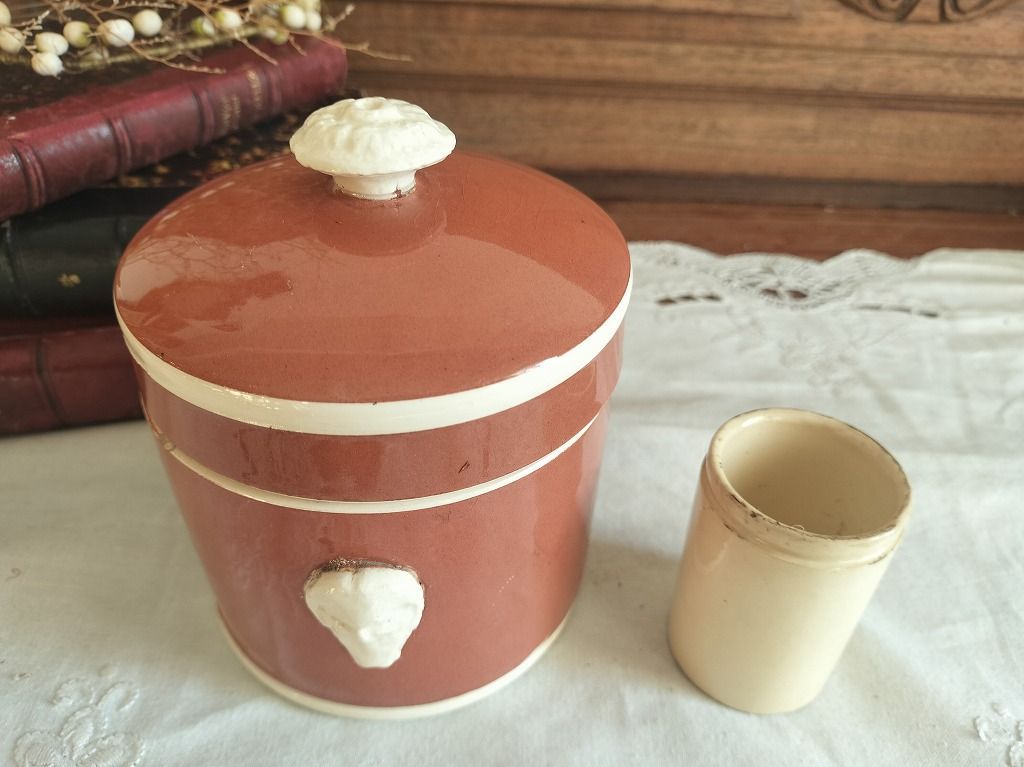 フランス アンティーク サルグミンヌ製 古い ポット 2点セット - メルカリ