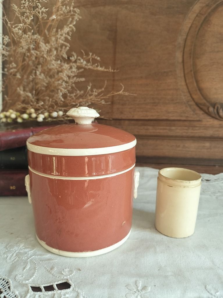 フランス アンティーク サルグミンヌ製 古い ポット 2点セット - メルカリ