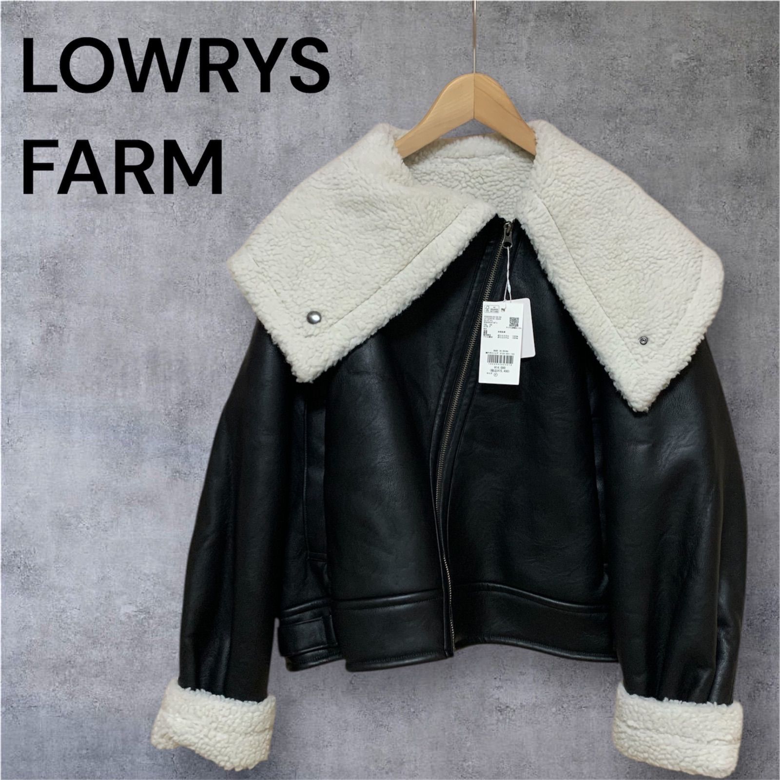 未使用品 LOWRYS FARM BIGエリアシメブルゾン ジャケット フリーサイズ 