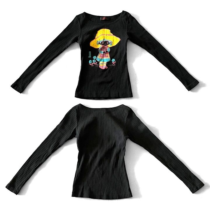 90s HYSTERIC GLAMOUR ヒステリックグラマー 2CL-5230 リブカットソー