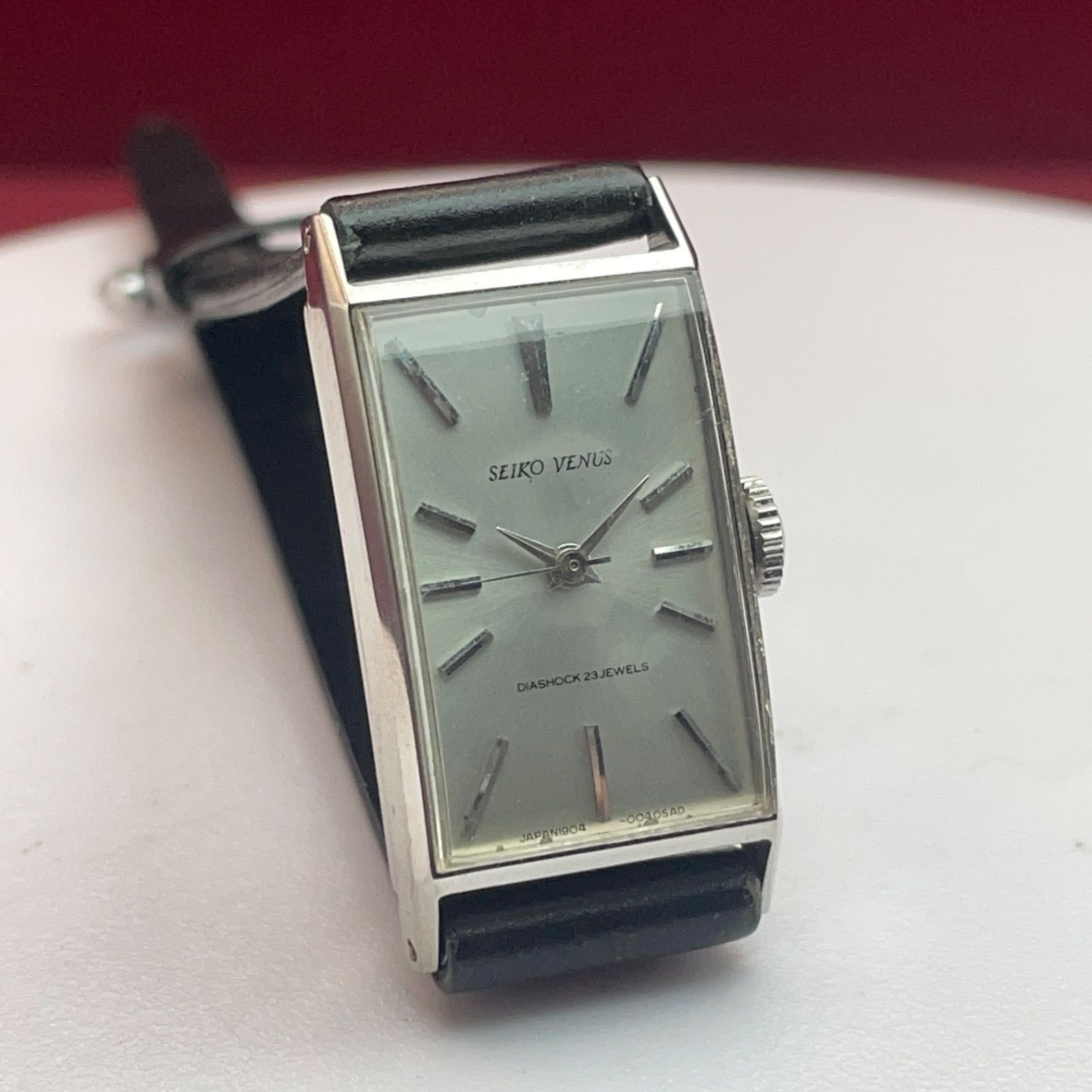  OH済 SEIKO VENUS 23石 手巻 ヴィンテージ アンティーク 稼働品 セイコー ヴィーナス 手巻き時計 腕時計(アナログ)