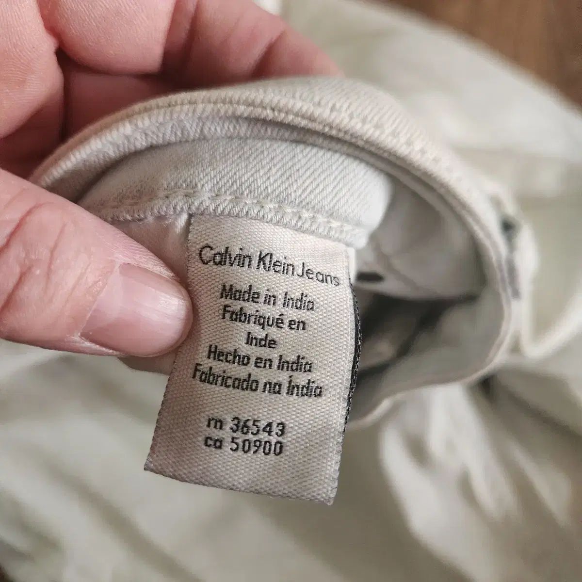 Calvin Klein ウォッシュドデニム ズボン ウエスト40 最高 【公式通販】