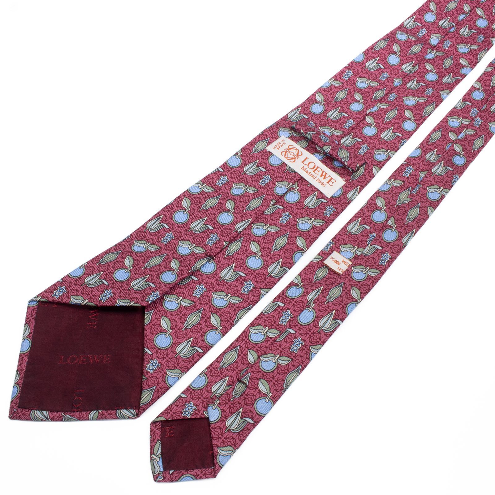 送料無料 ロエベ ネクタイ ワイドタイ プリントタイ メンズ レディース