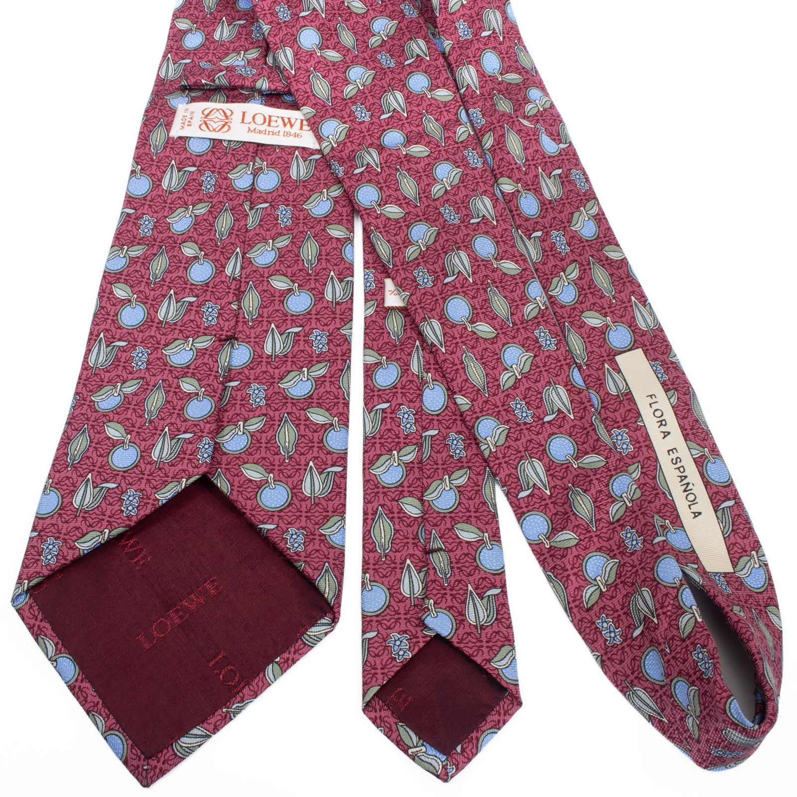 送料無料 ロエベ ネクタイ ワイドタイ プリントタイ メンズ レディース