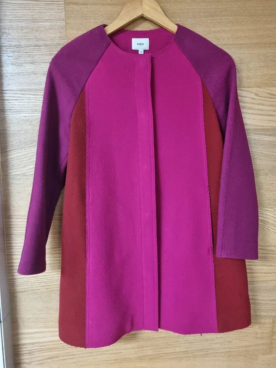 フェンディ カラーブロック コート