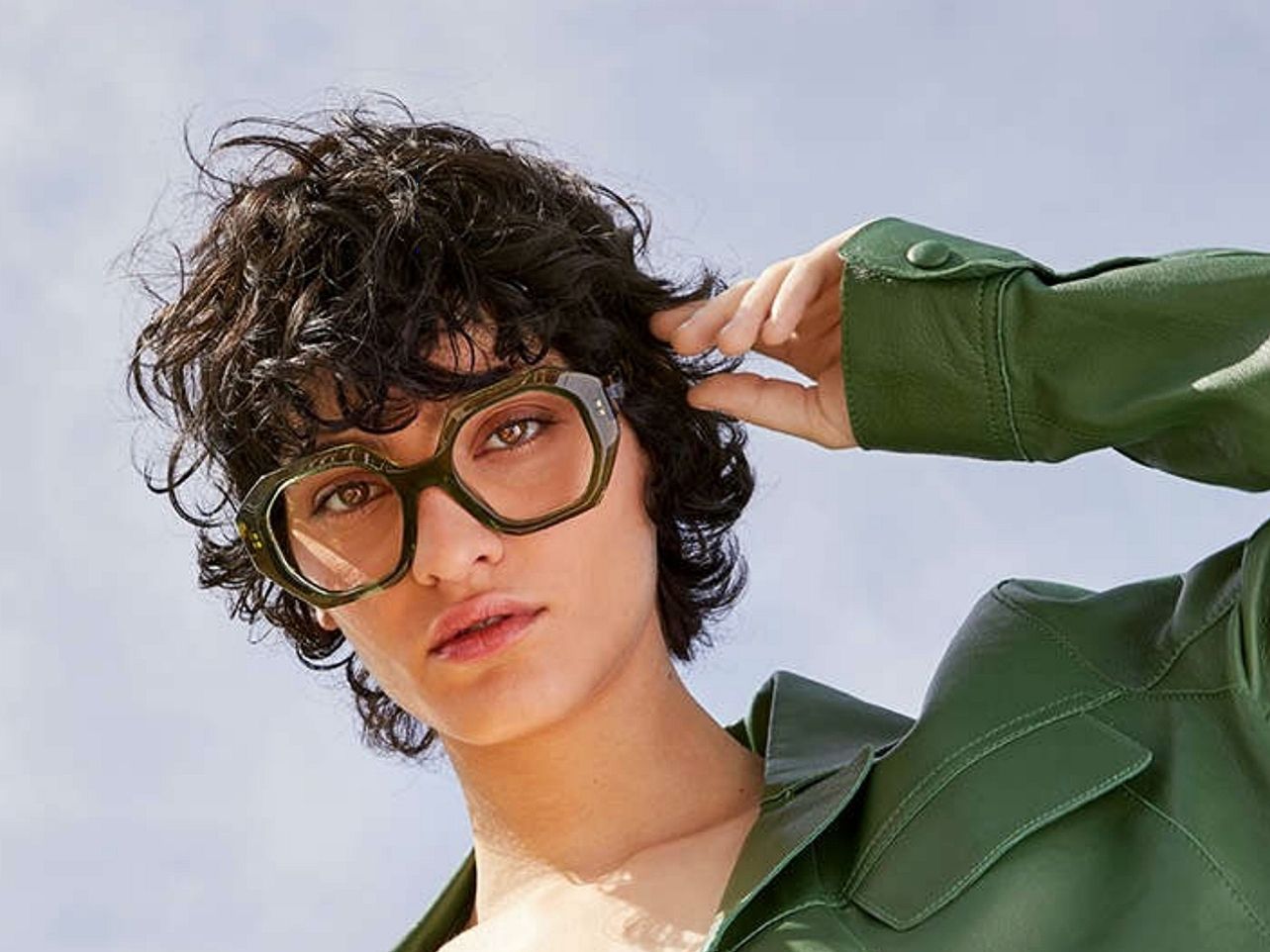 Nathalie Blanc PARIS ナタリーブラン AMBRE C 692 GREEN-HAVANA アジアンフィットモデル