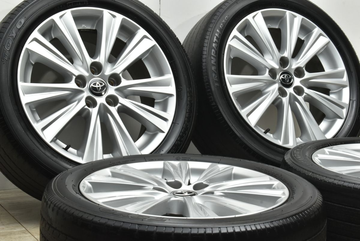 ホイールのみ発送可 トヨタ 30 アルファード ヴェルファイア 18 in 7 5 J PCD 114 3 トランパス R 235 50 スタッドレス用にも