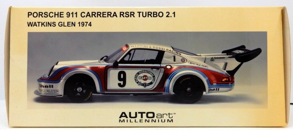 AUTOart 1 18 ポルシェ 911 RSR ターボ2 9 ワトキンス グレン 1974 87475