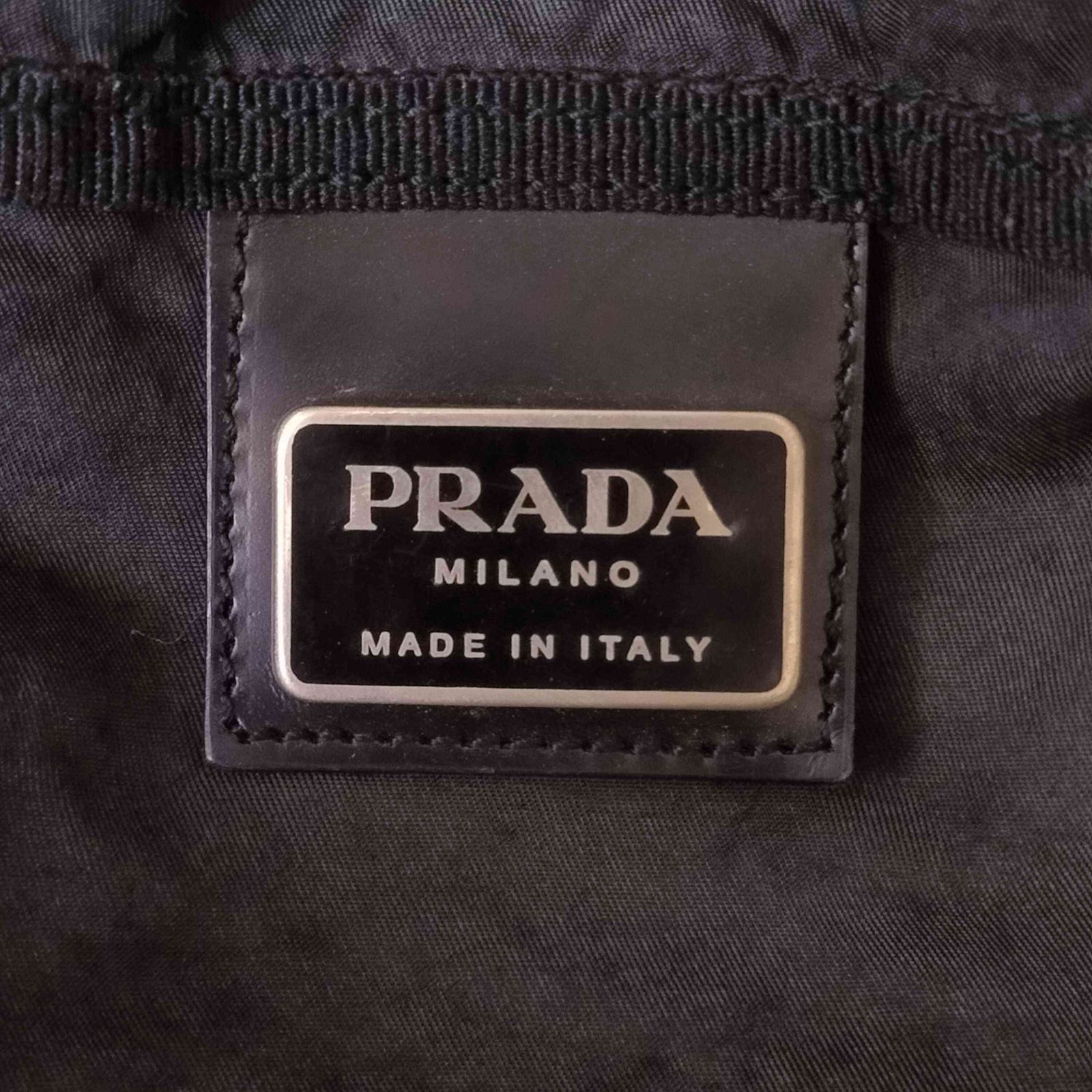 プラダ PRADA 2way ナイロン ボストンバッグ archive レディース 表記