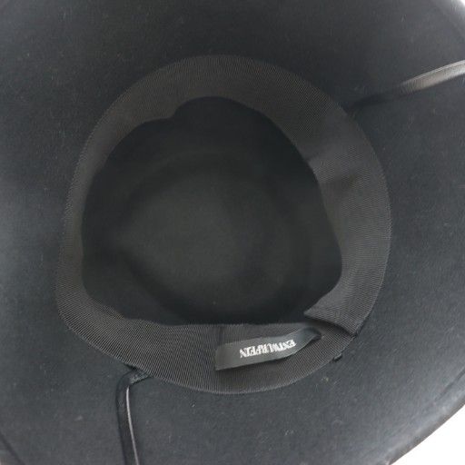 エントワフェイン ENTWURFEIN ノエル Noel ハット 帽子 ウール 黒