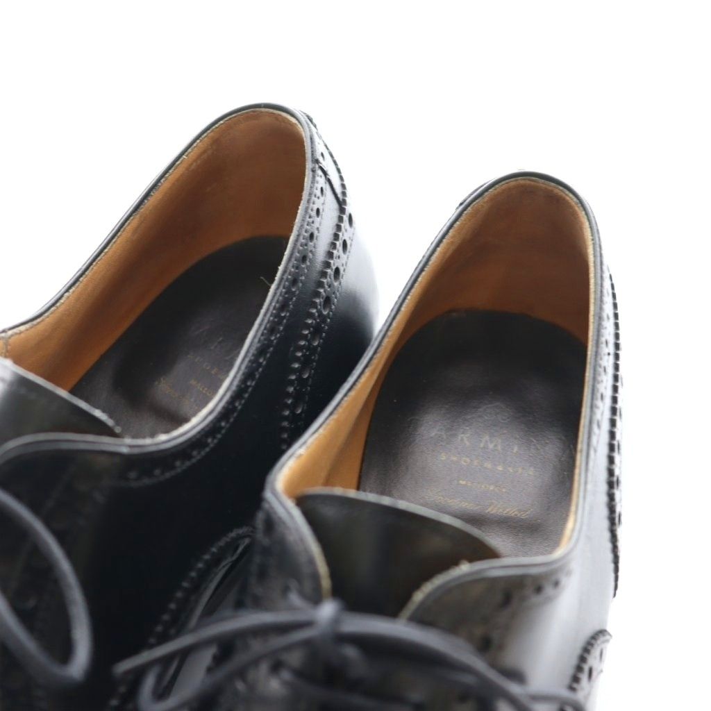  カルミナ CARMINA フルブローグ ドレスシューズ ウィングチップ 7 5 黒 ブラック 742 SS OS SH その他 靴