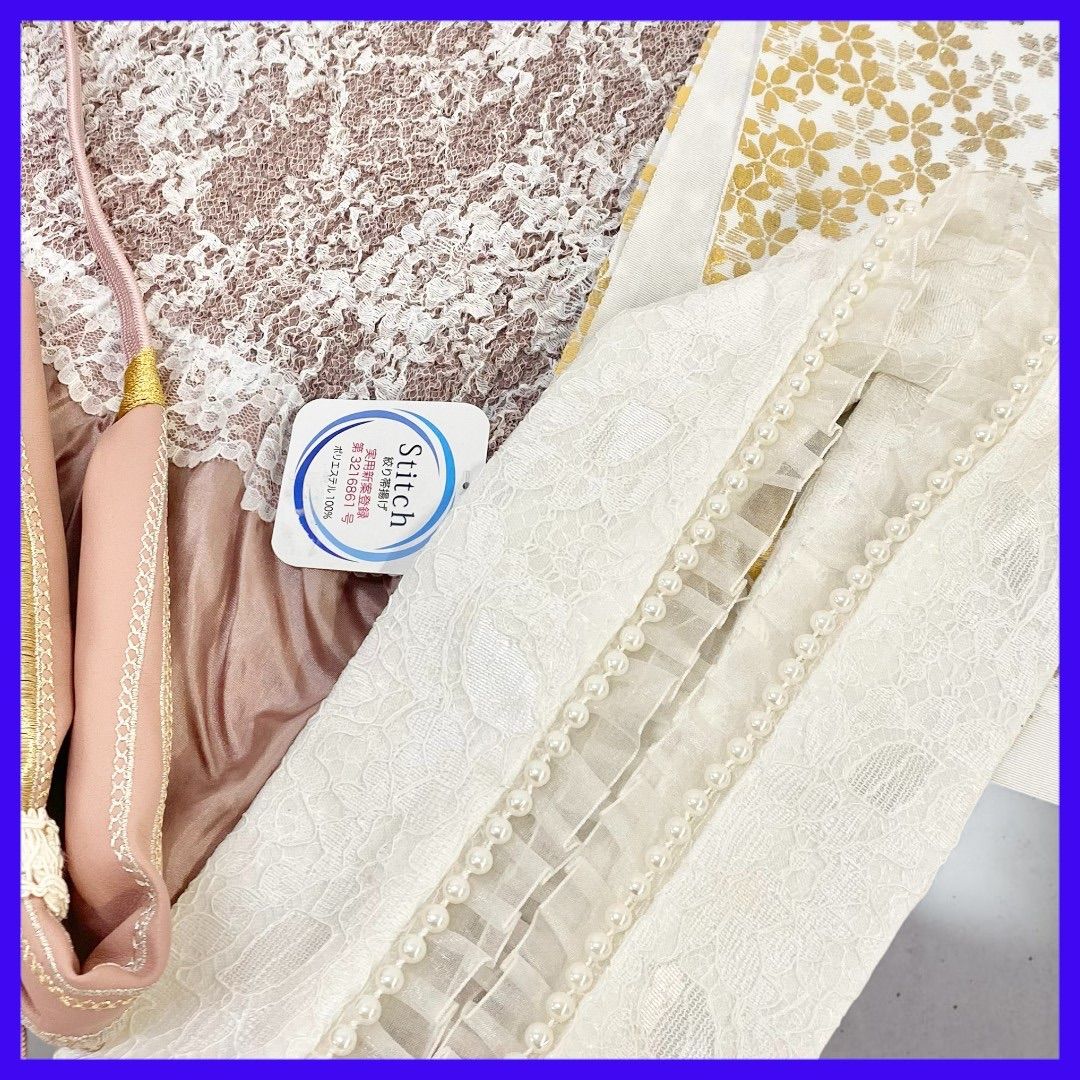 花咲乱れ蝶が舞う暈し染め 成人式