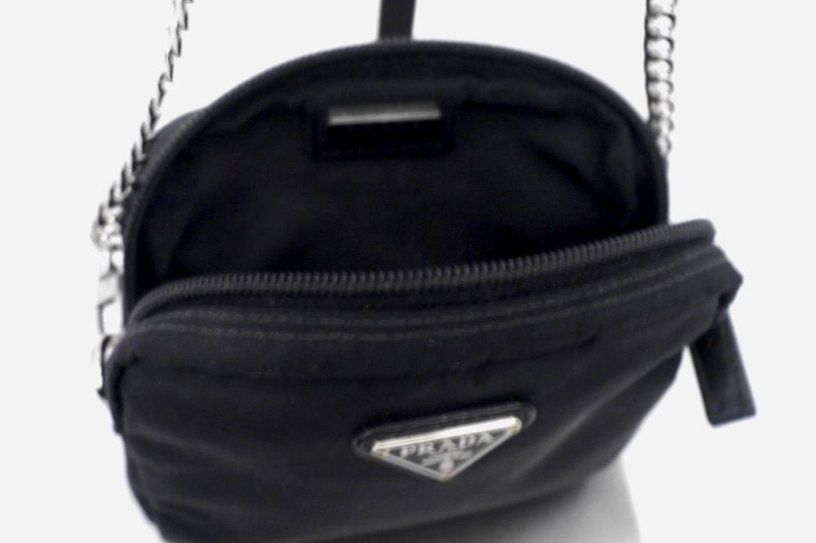 ◇ PRADA プラダ ナイロンxレザー クロスボディ チェーンストラップ