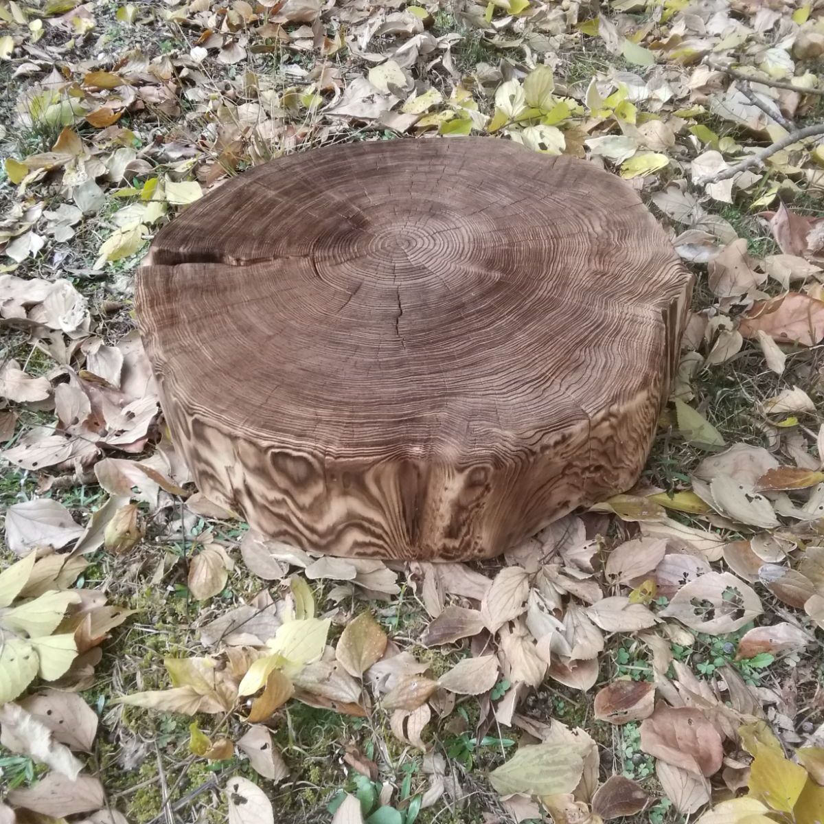 杉丸太 サイドテーブル