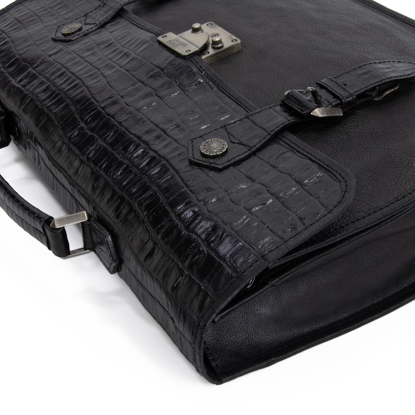 本物 送料無料 ヴェルサーチェ ハンドバッグ ビジネスバッグ ブリーフ