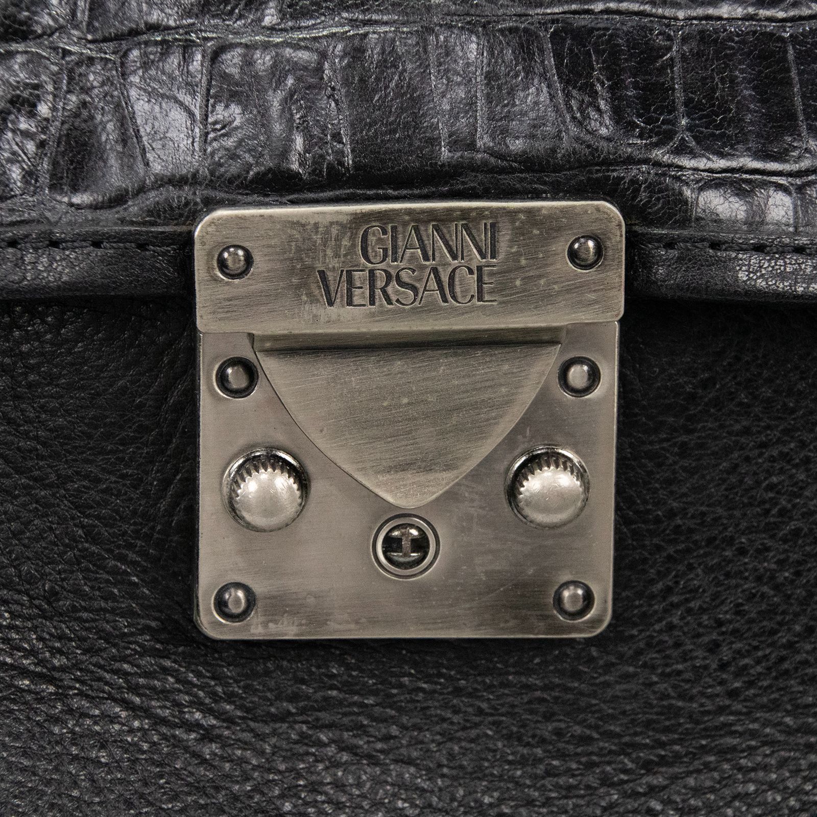 本物 送料無料 ヴェルサーチェ ハンドバッグ ビジネスバッグ ブリーフ