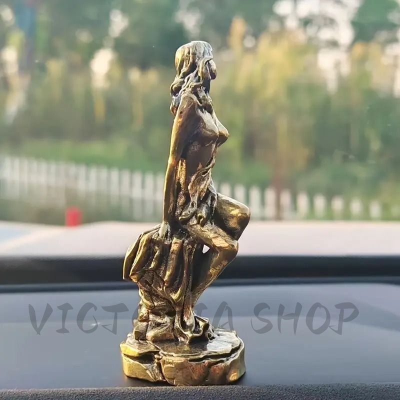 古雑貨アンティーク品◾️真鍮製 女性像 オブジェ 置物 ビンテージ品 古雑貨アンティーク品◾️真鍮製 女性像 オブジェ 置物 ビンテージ品