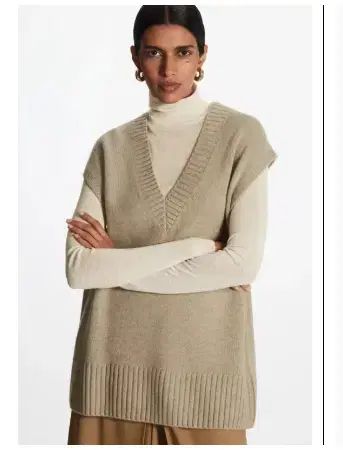 コス COS カシミア ニット ベスト S サイズ