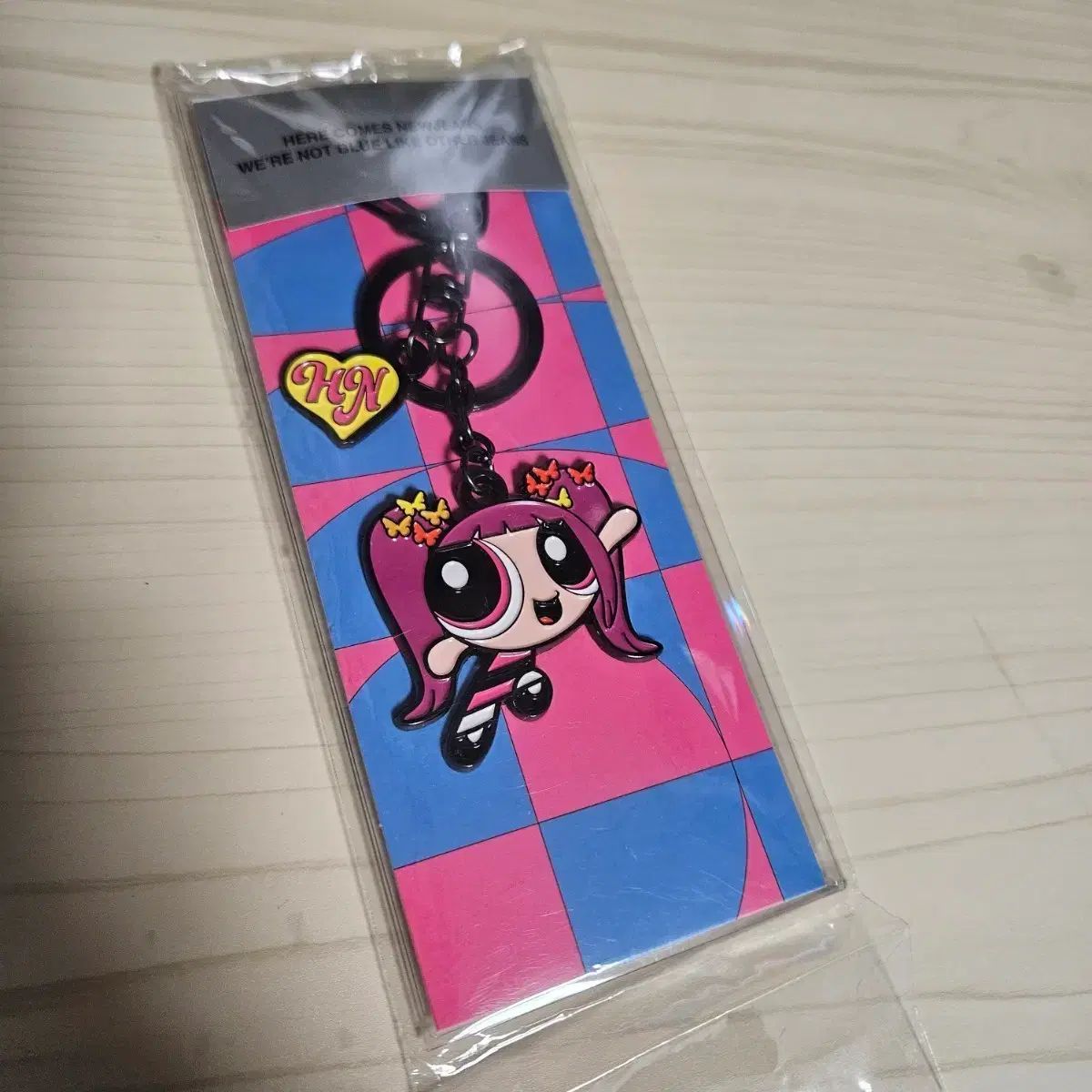 NewJeans ハニ（HANNI）公式パワーパフガールズ キーホルダー 未開封