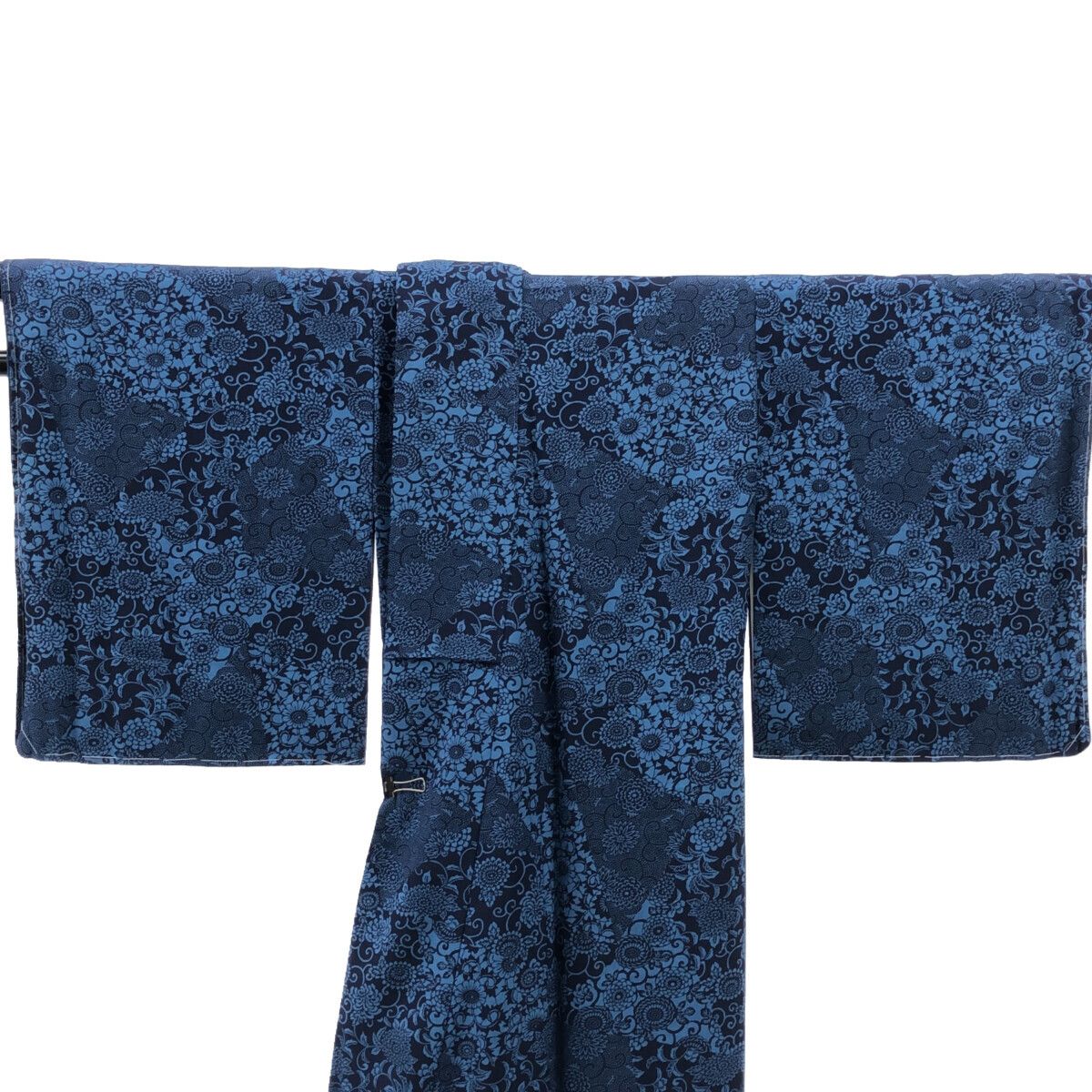  小紋|藍染|♥品|仕立上がり|適応身長150～156㎝|12025 小紋 着物