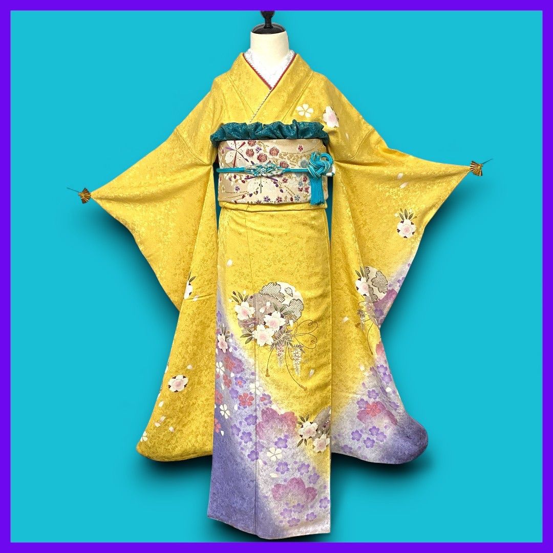 成人式振袖6点セット 柔らかな色合い