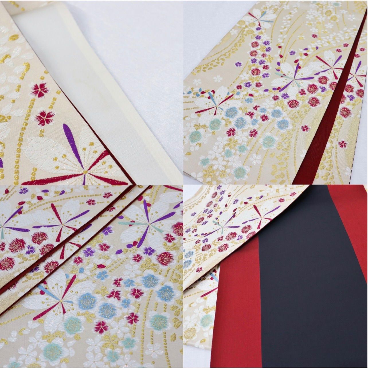 柔らかな色合い 清楚な裾暈しの古典柄