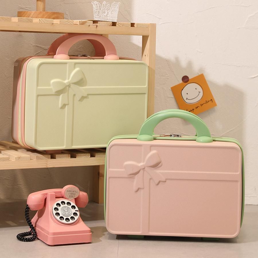 新品?未使用】 ミニトランクケース ミニスーツケース メイクボックス