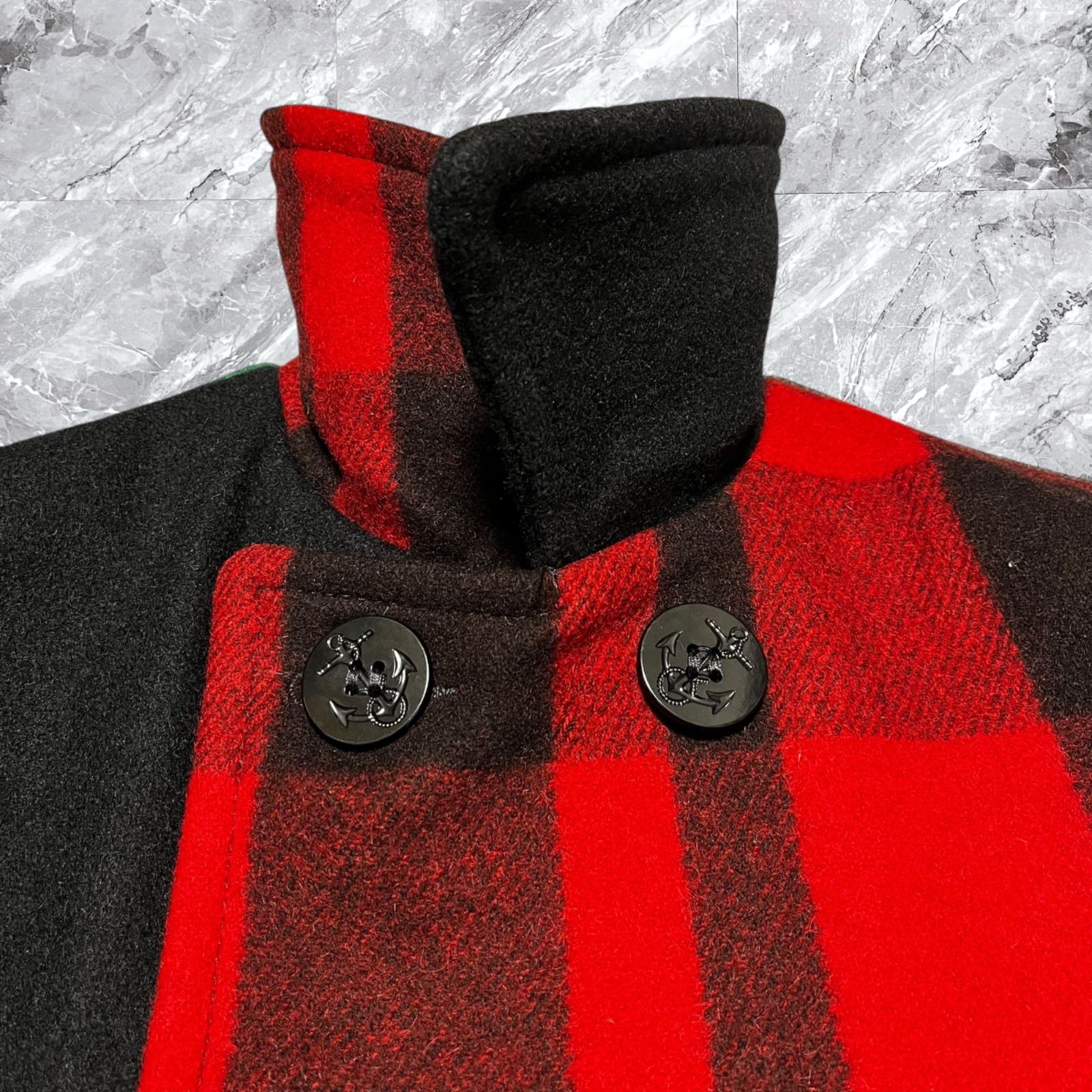 極美品 Schott ショット ピーコート Pコート ダブルブレスト ウール