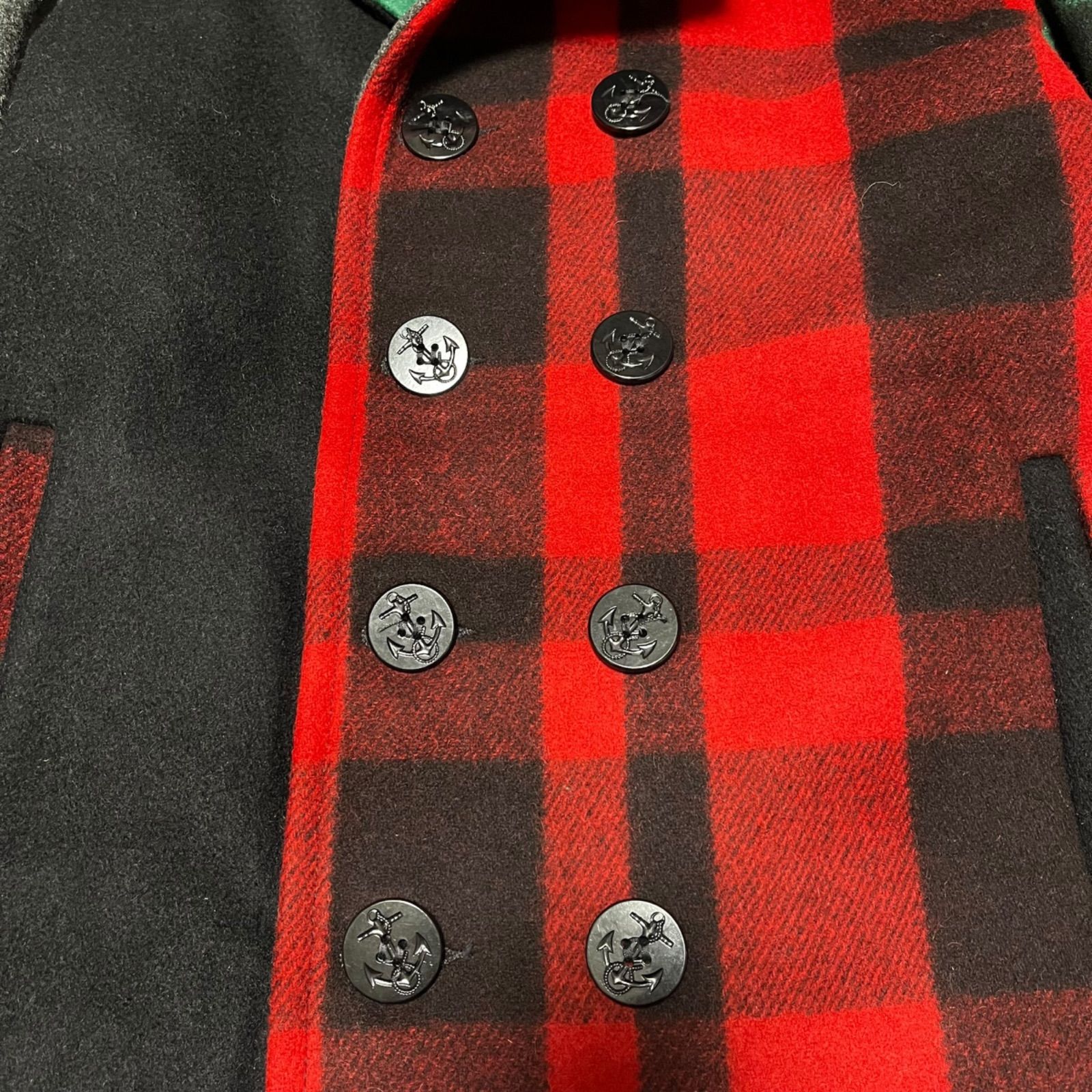 極美品 Schott ショット ピーコート Pコート ダブルブレスト ウール