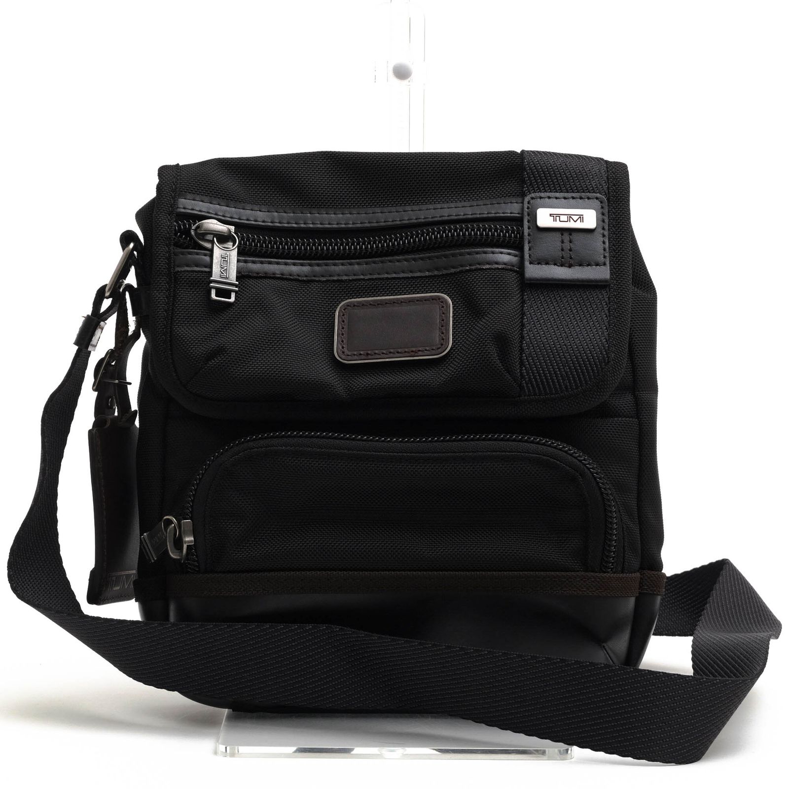 トゥミ／TUMI バッグ ショルダーバッグ 鞄 メンズ 男性 男性用 ナイロン レザー 革 本革 ブラック 黒 22306HK2 ALPHA BRAVO BARSTOW CROSS BODY バーストークロスボディ フラップ式