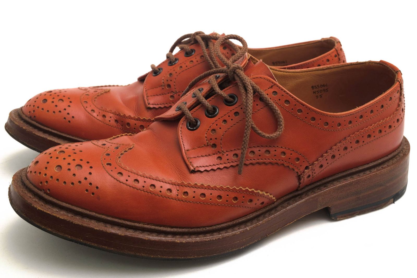 トリッカーズ／Tricker's シューズ ビジネスシューズ 靴 ビジネス メンズ 男性 男性用 レザー 革 本革 ブラウン 茶 M5095 Bourton バートン メダリオン ウイングチップ 定番 グッドイヤーウェルト製法