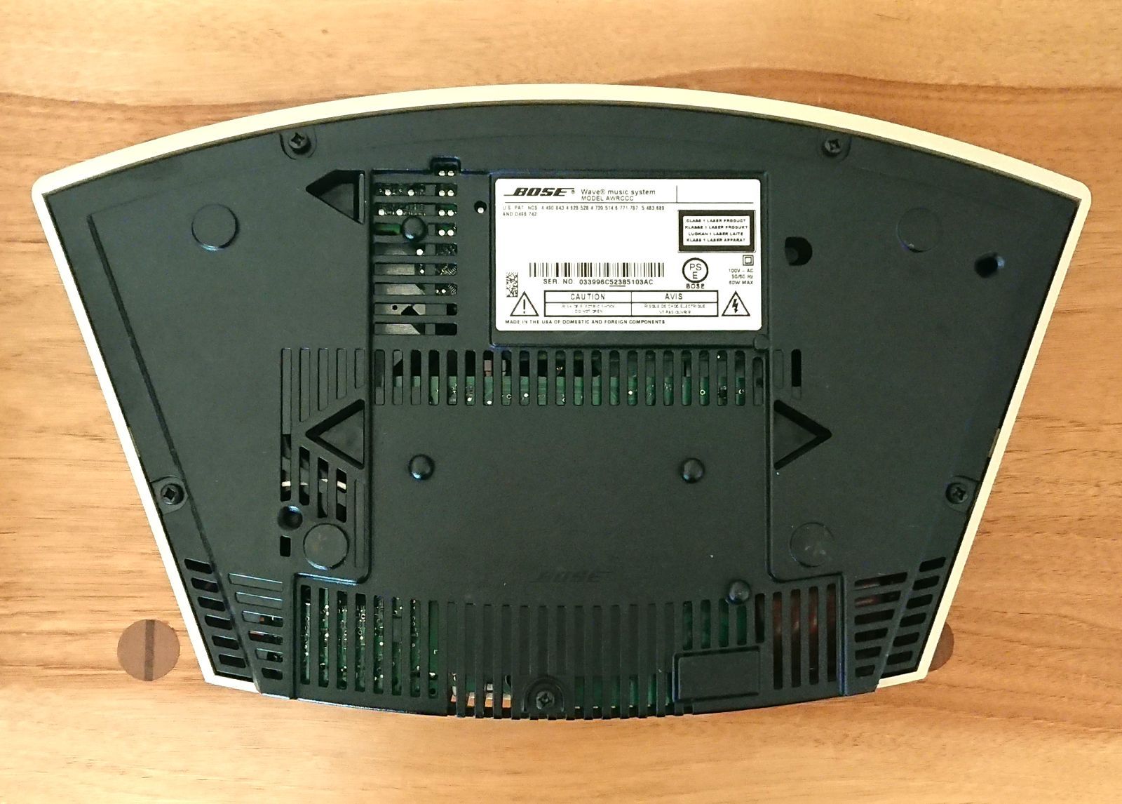 動作確認済】Bose Wave Music System AWRCCC プラチナムホワイト 中古